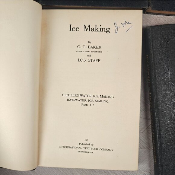 Vintage International Textbook Company Lot of 6 Books Refrigeration - Picture 5 of 7